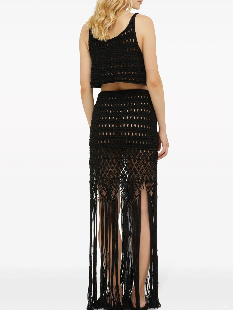 Affordable A skirt India To crochet Letter Women Love Alanui 0726